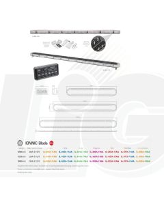 IONNIC IL-288A-11AA LIGHTBAR LED AMB/GRN 1200MM 12-24V