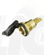 Ionnic 1331004 DIN Brass Socket Spring Loaded Offset -12-24V