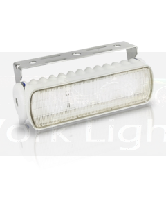 Hella 2LT980573021 Sea Hawk-R Spread LED Floodlight (White Housing)